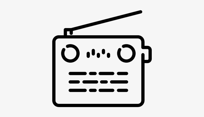 Old Radio Vector - Icon, transparent png