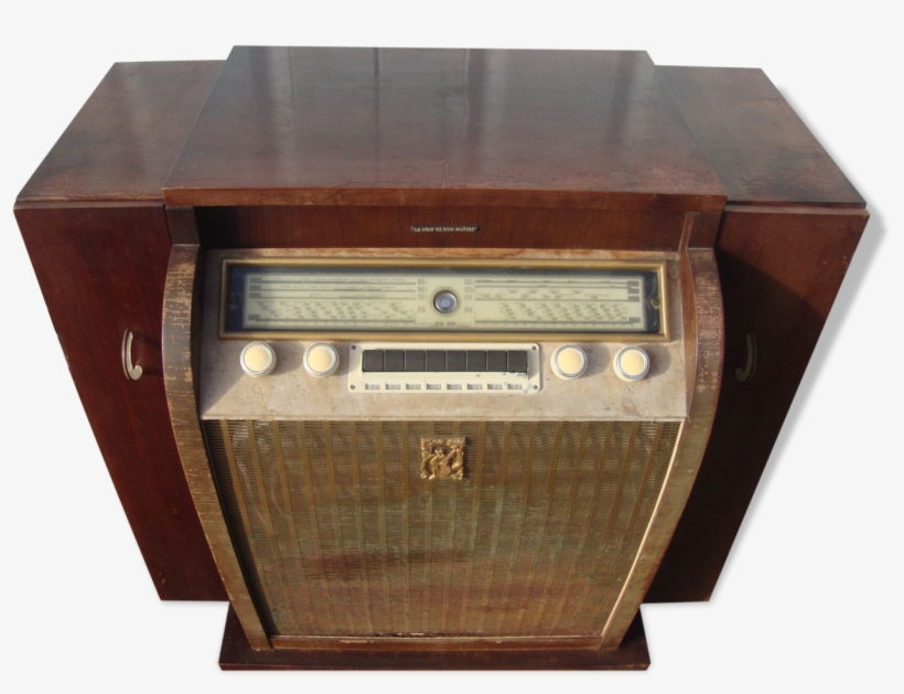 Furniture Old Radio Tsf Wooden Brand Voice Of His Master - Furniture, transparent png