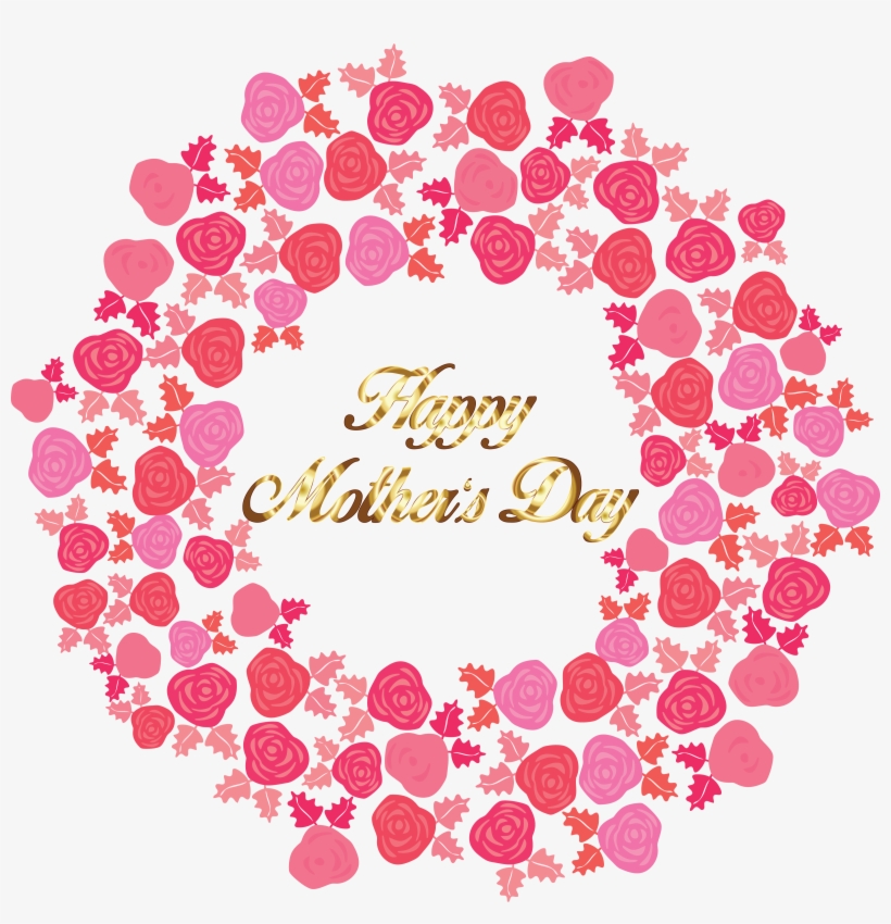 Free Clipart Of A Gold Happy Mothers Day Greeting In - Mother's Day Clip Art, transparent png