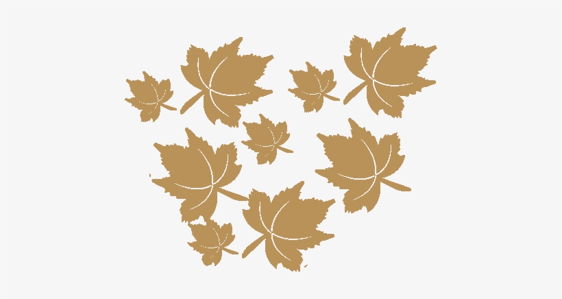 Background - Gold Leaves - Beke, transparent png