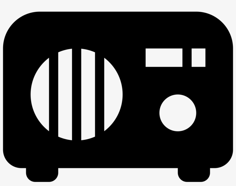 Radio Station Filled Icon - Radio Broadcasting, transparent png