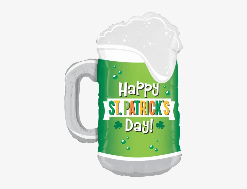 St. Patrick's Day Balloons (st Pat's Green Beer Mug, transparent png