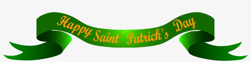 Happy Saint Patrick - Happy St Patricks Day Banner, transparent png