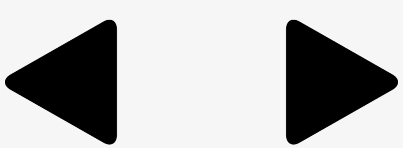 Left And Right Small Triangular Arrows Couple Comments - Icon Arrow Right Small File, transparent png