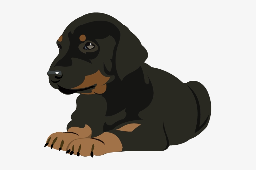 Doberman - Doberman Puppy Clipart, transparent png