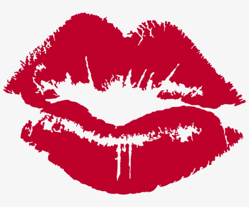 Cars Stickers, Glamor Stickers, Girls Stickers, Female - Red Lipstick Kiss, transparent png