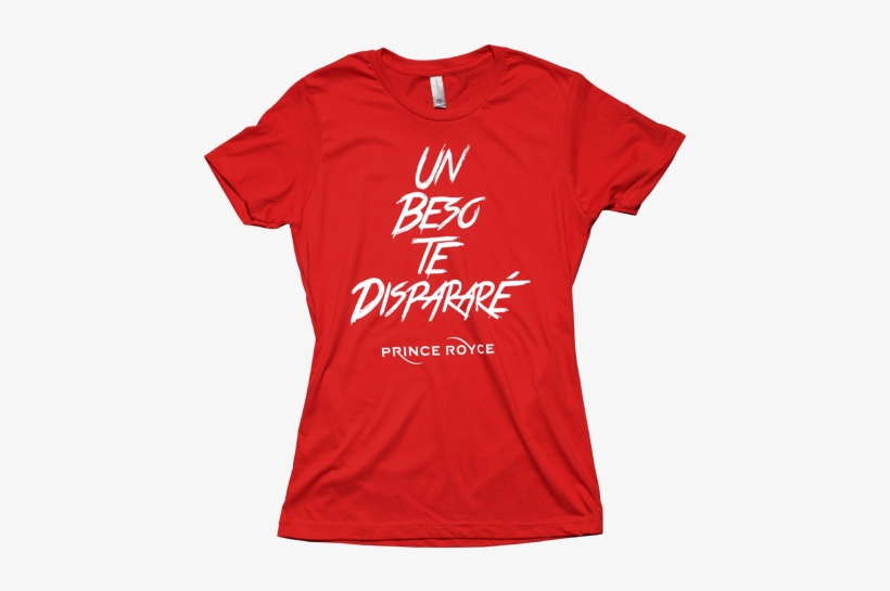 Un Beso Red Women's Ss Tee - Shirt, transparent png