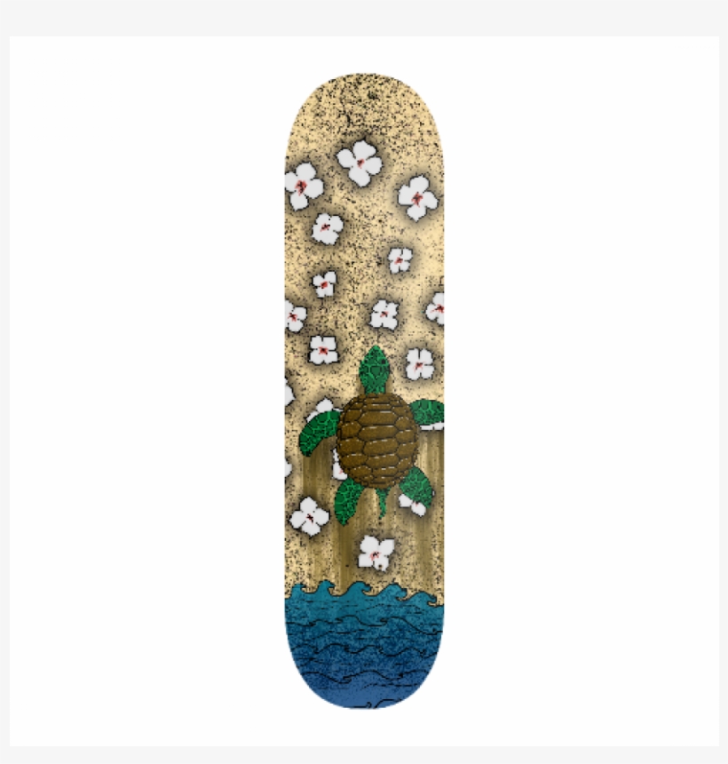 Sea Shells The Turtle - Skateboard Deck, transparent png