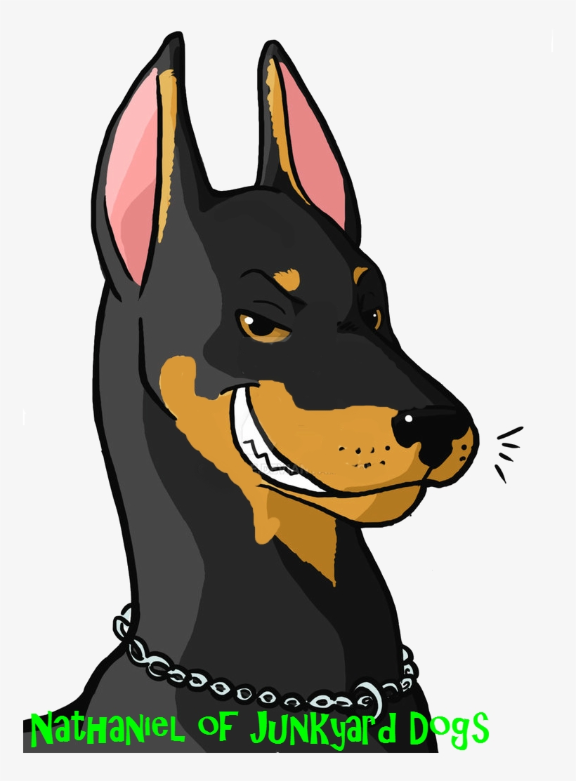 Doberman S Head By J E J E-d22wmql - Dobermann, transparent png