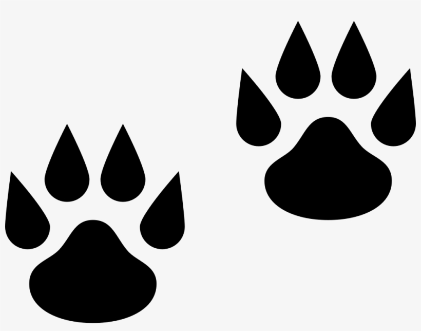 Pawprints - - Empreinte De Loup Au Point De Croix, transparent png