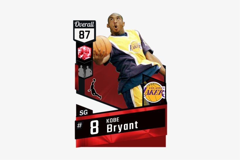 '98 Kobe Bryant Ruby Card - Nba 2k18 Gilbert Arenas, transparent png