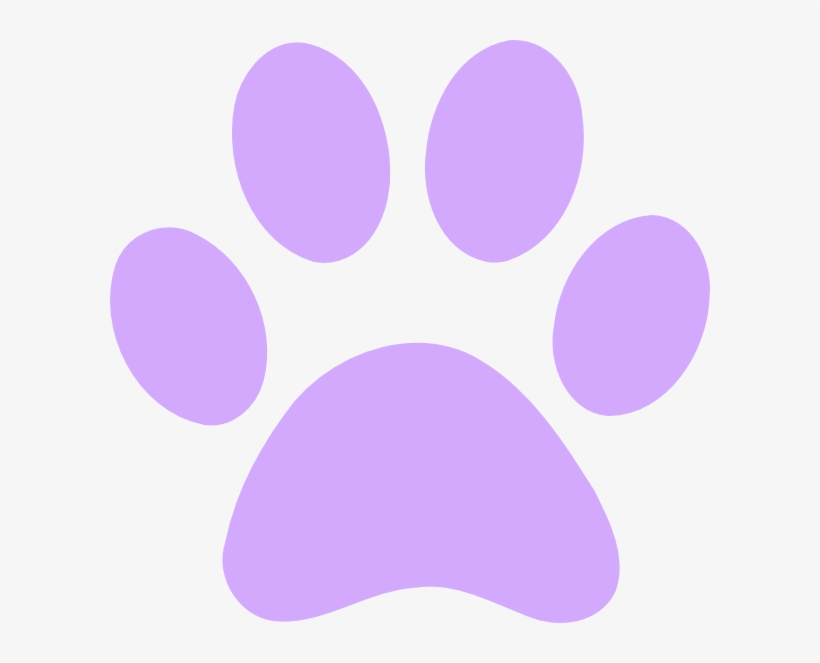 Bulldog Ravenna Foods Cat Pet Sitting Paw - Purple Paw Print Clip Art, transparent png