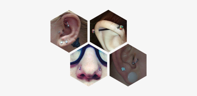 Piercing Aftercare - Infographic, transparent png