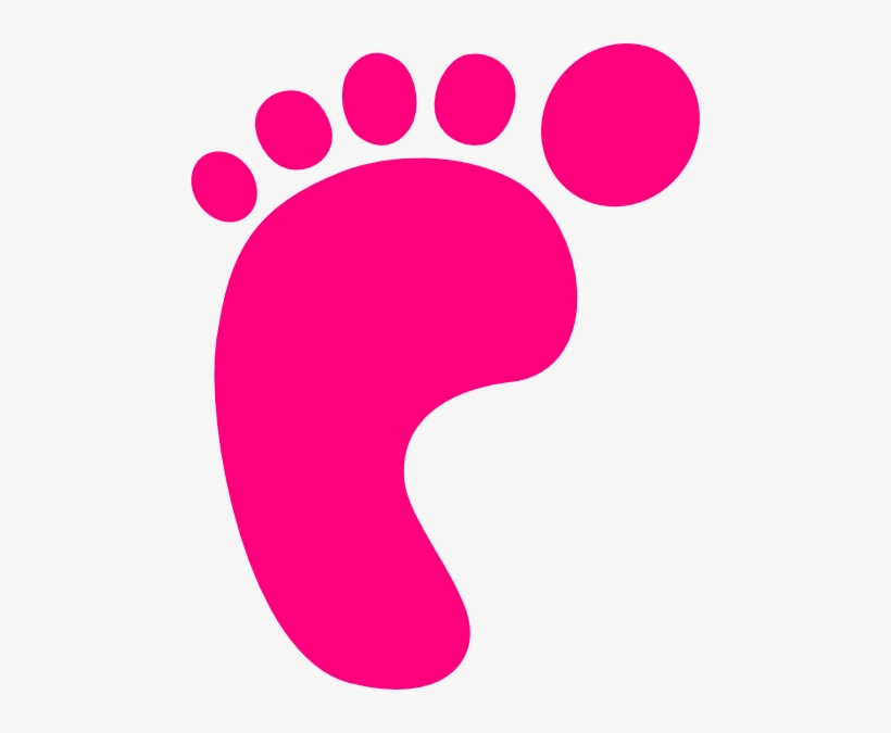 Pink Baby Feet Png Banner Transparent Download - Pie De Bebe Dibujo, transparent png