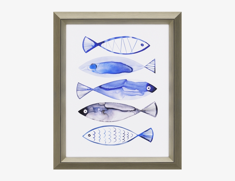 Retro Watercolour Fish - Margaret Berg Canvas Prints - Retro Watercolour Fish, transparent png