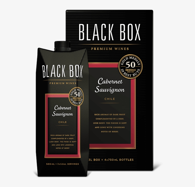 Cabernet Sauvignon Box Wine - Black Box Pinot Noir 500ml, transparent png