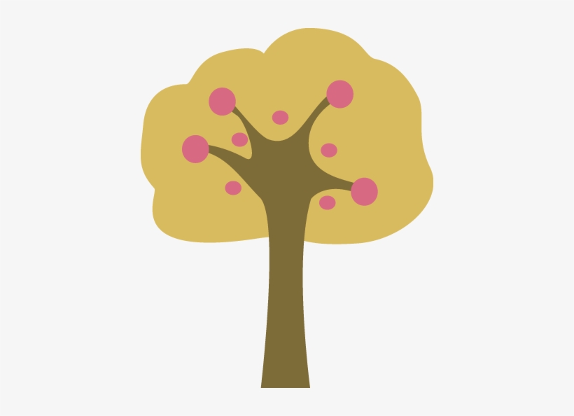 Tree Clipart Retro - Retro Trees Clipart, transparent png