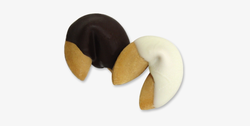 Chocolate Dipped Fortune Cookies Png, transparent png