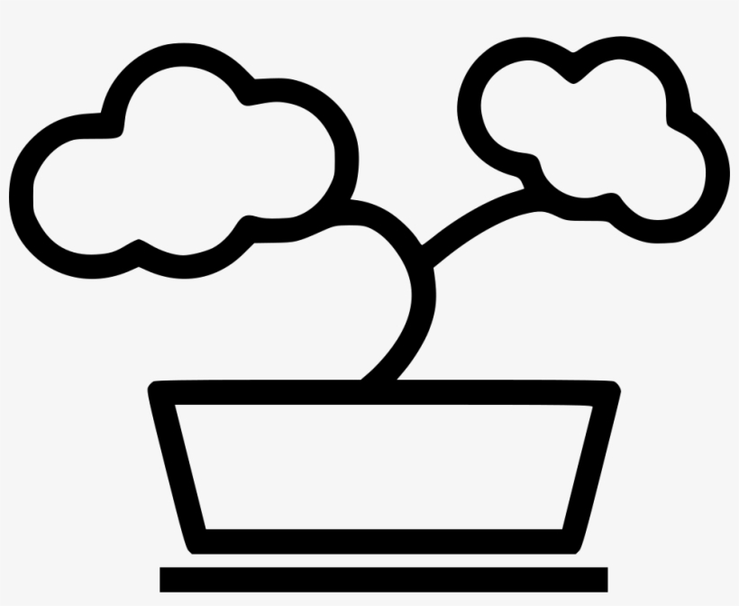 Bonsai Tree Plant Small Pot Flower Comments - Flowerpot, transparent png