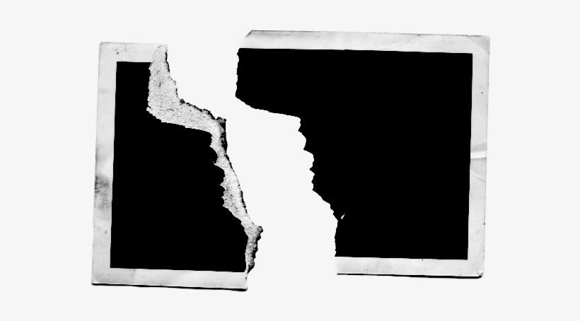 Ripped Polaroid, transparent png