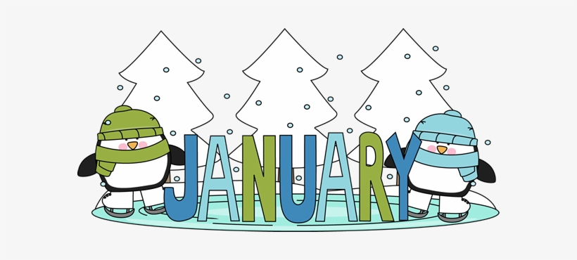 2017 Clipart January Png Freeuse Download - Month Of January Clipart, transparent png