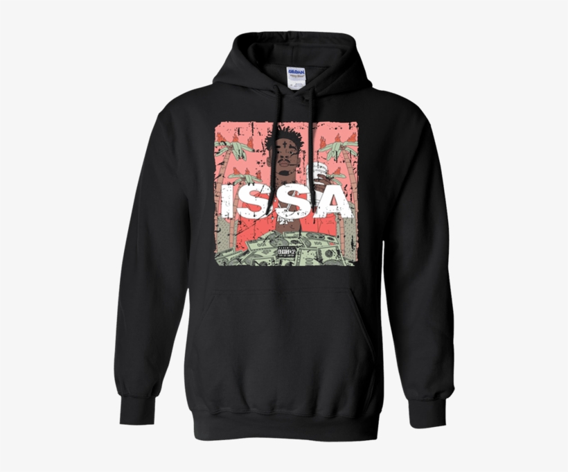21 Savage Issa Hoodie Sweatshirts S / Black / Sweatshirts - Issa Album By 21 Savage Cd Album, transparent png