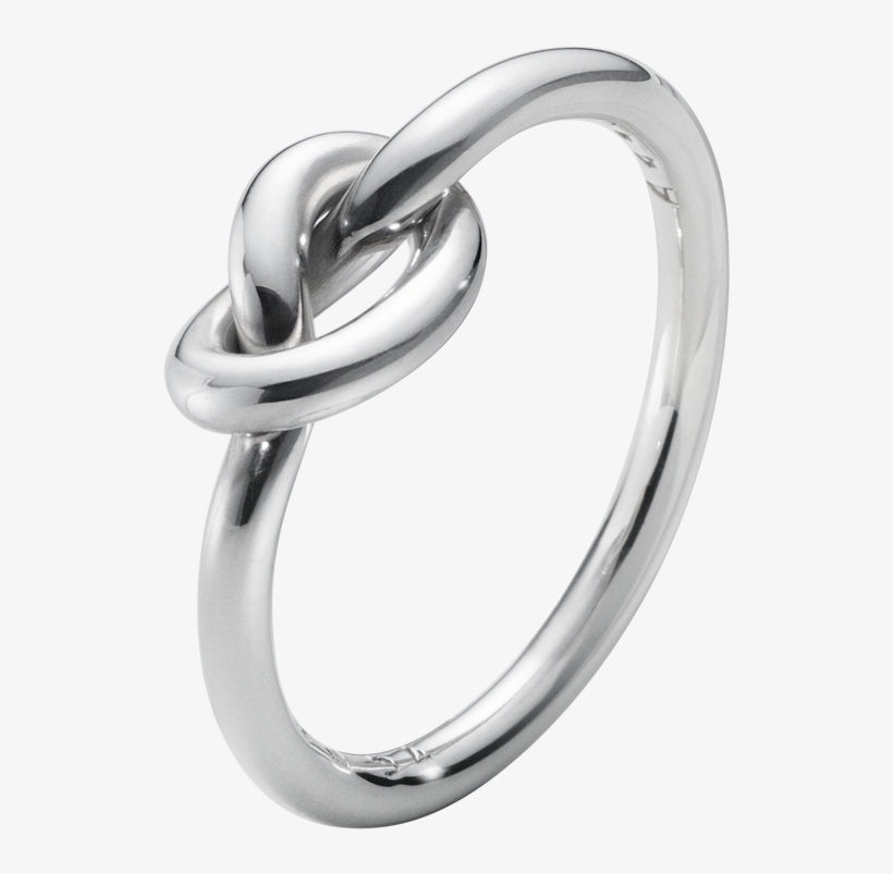 Georg Jensen Silver Love Knot Ring - Love Knot Bangle Georg Jensen, transparent png