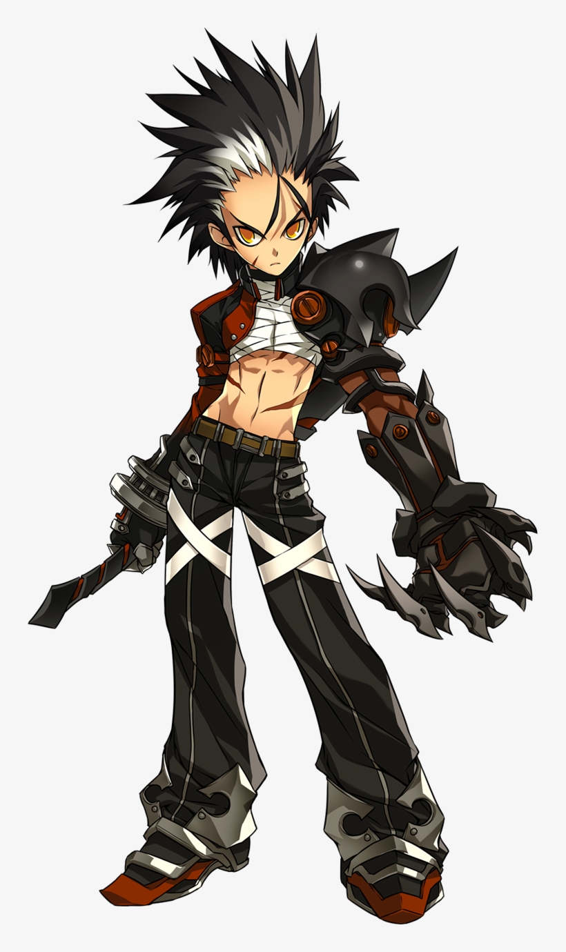Savage Swordsman - Raven Elsword, transparent png