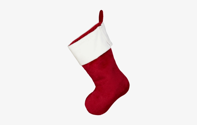 Embroider Buddy®traditional Red Christmas Stocking - Christmas Stocking, transparent png