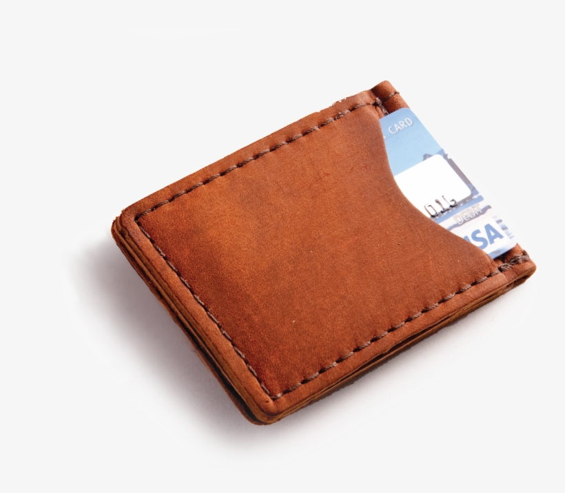 Leather Wallet/money Clip - Bag, transparent png