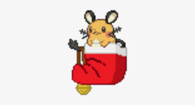 Christmas Stocking Dedenne - Minecraft, transparent png
