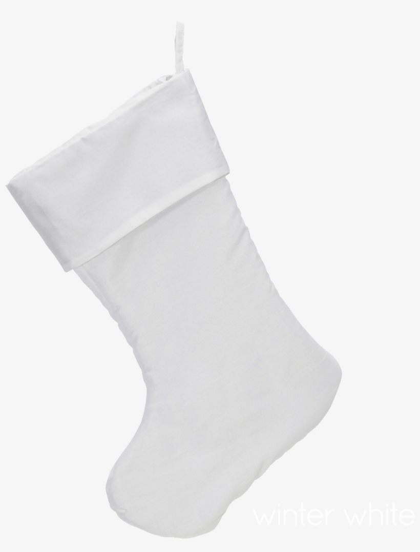 Embroider Buddy® Traditional Stocking - Stocking Christmas Png White, transparent png