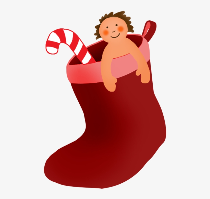 Christmas Clipart Stocking - Christmas Day, transparent png