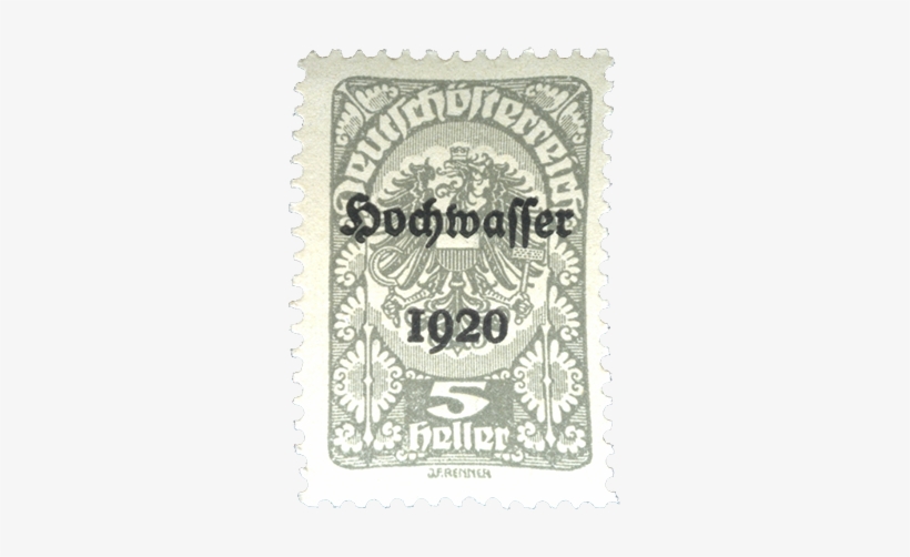 In 1920, Austria Simply Overprinted The Current Postage - Postage Stamp, transparent png