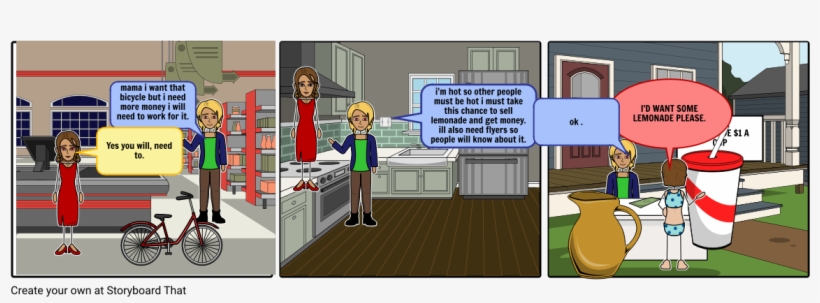 Lemonade Stand - Cartoon, transparent png