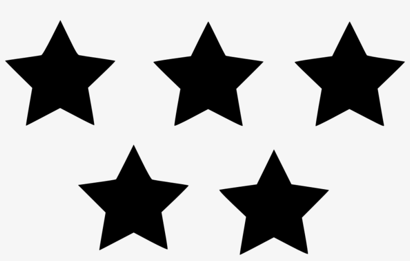 Five Star Rating - 5 Star Icon Png, transparent png
