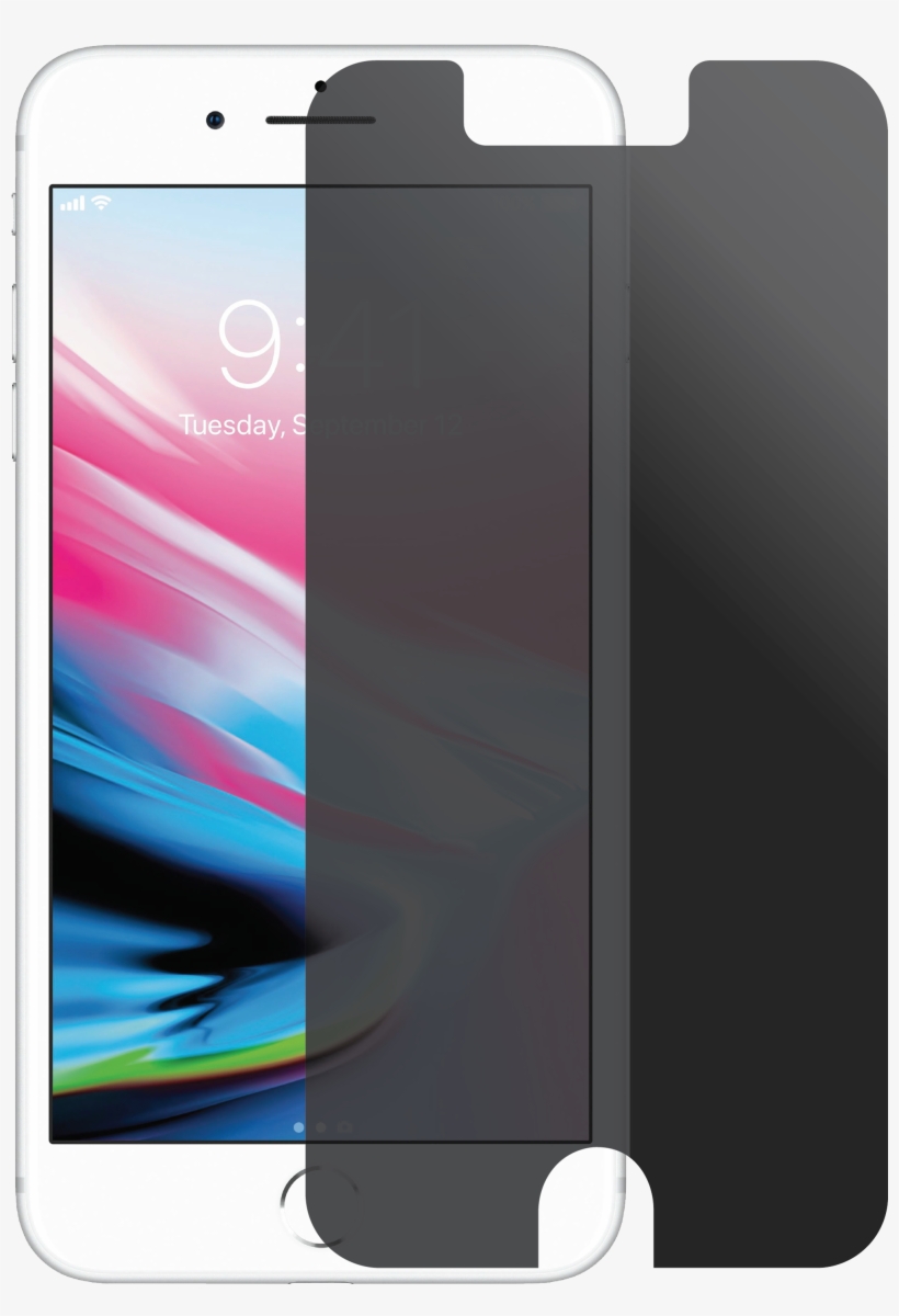 Stark™ Privacy Screen For Iphone 8 Plus - Apple 8 Iphone 64 Gb Silver, transparent png