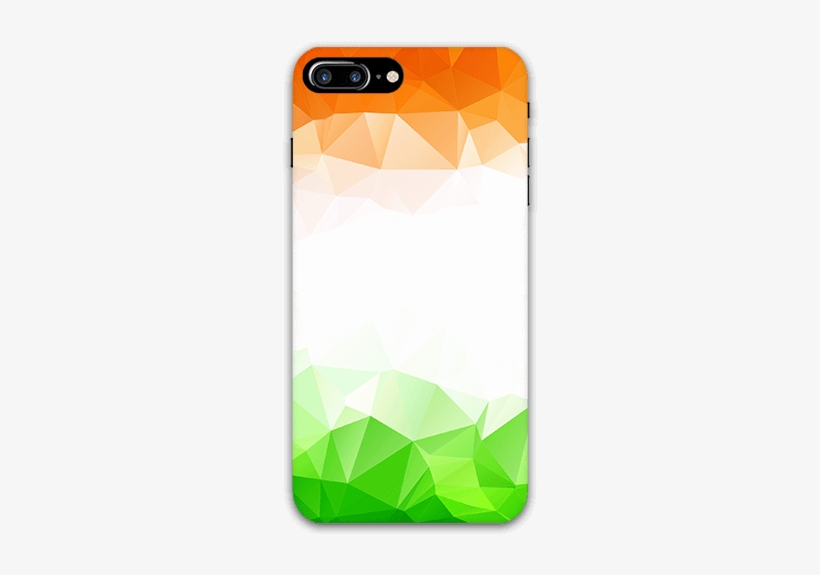 Triangle Geometrical With Indian Tricolor Iphone 8 - Mobile Phone, transparent png