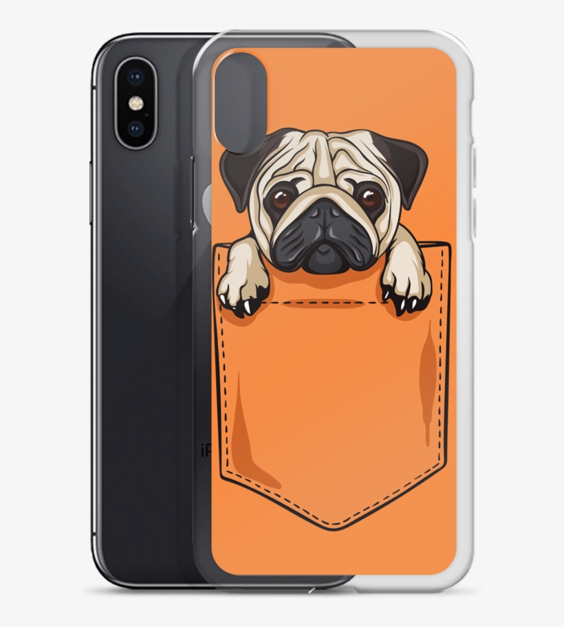 Buy Your Favorite "pug Dog In Pocket Ultra Thin Iphone - Iphone, transparent png