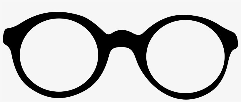 Banner Black And White Stock Geni Glasses Of Typegoodies - Glasses Silhouette Png, transparent png