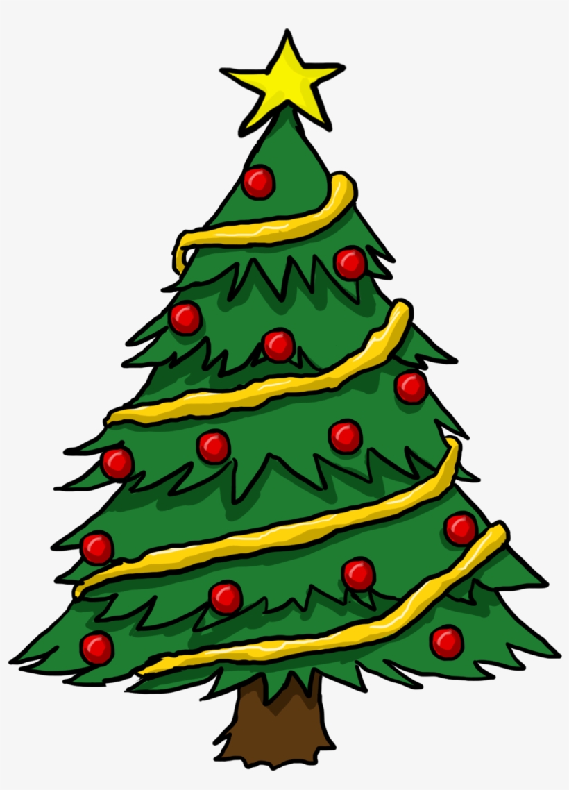 Christmas Day Clipart - Clip Art Christmas Tree, transparent png