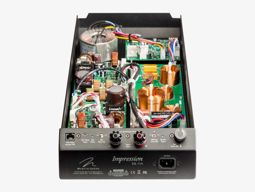 Precision Built Advanced Topology Vojtko Crossover - Martin Logan Impression 11a Electrostatic Loudspeaker, transparent png