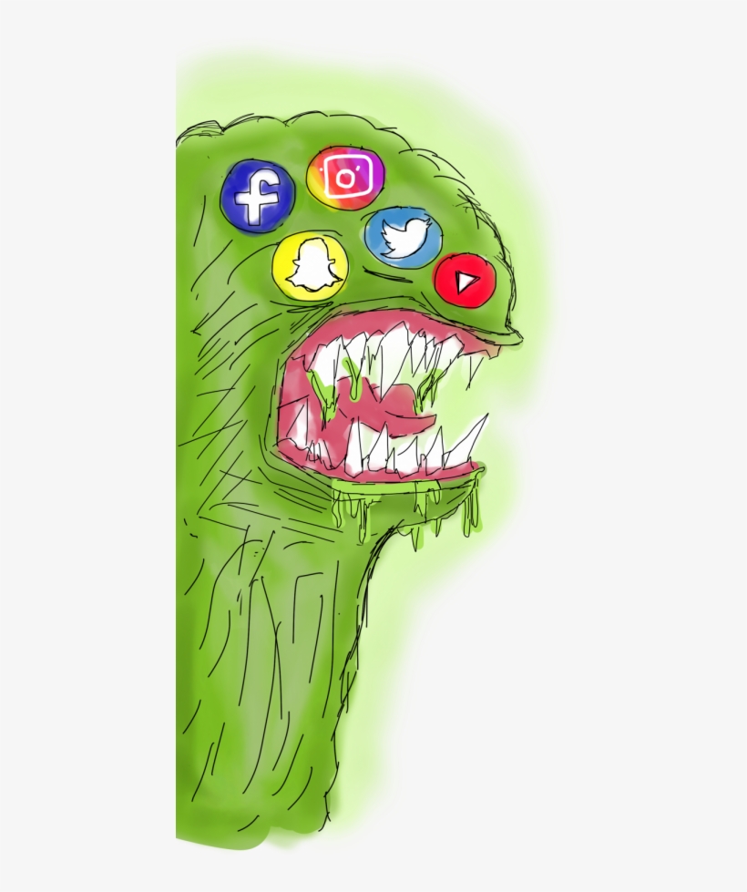 The Monster - Cartoon, transparent png