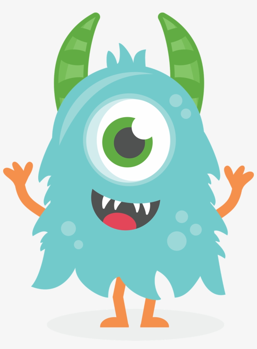 Clip Art Images - Cute Monster Clipart, transparent png