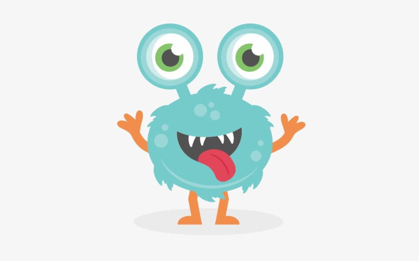 Big Eyed Monster Svg Cutting File Monster Svg Cut Files - Miss Kate Cuttables Monsters, transparent png