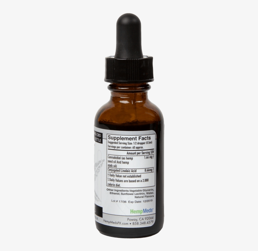1oz Natural Cbd Hemp Oil Drops - Hemp Oil, transparent png