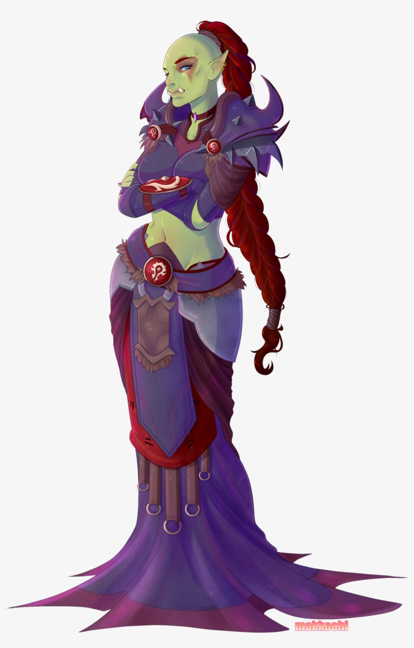 Orc Warlock, transparent png