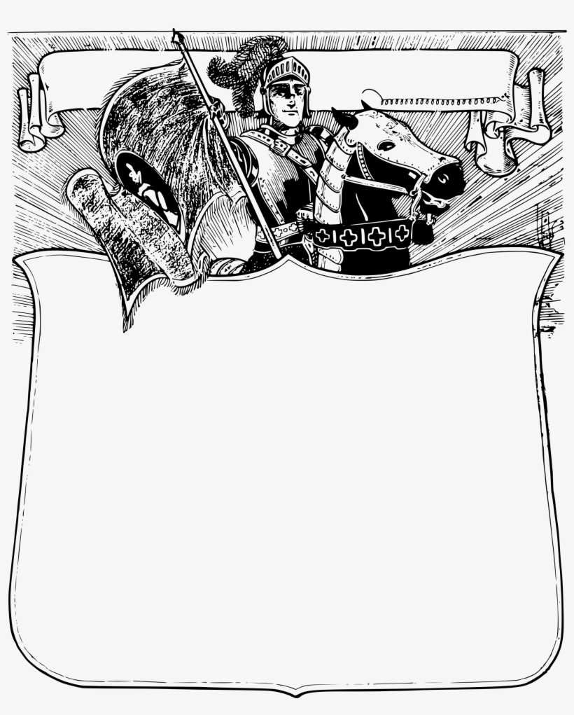 This Free Icons Png Design Of Knight Horse Frame, transparent png