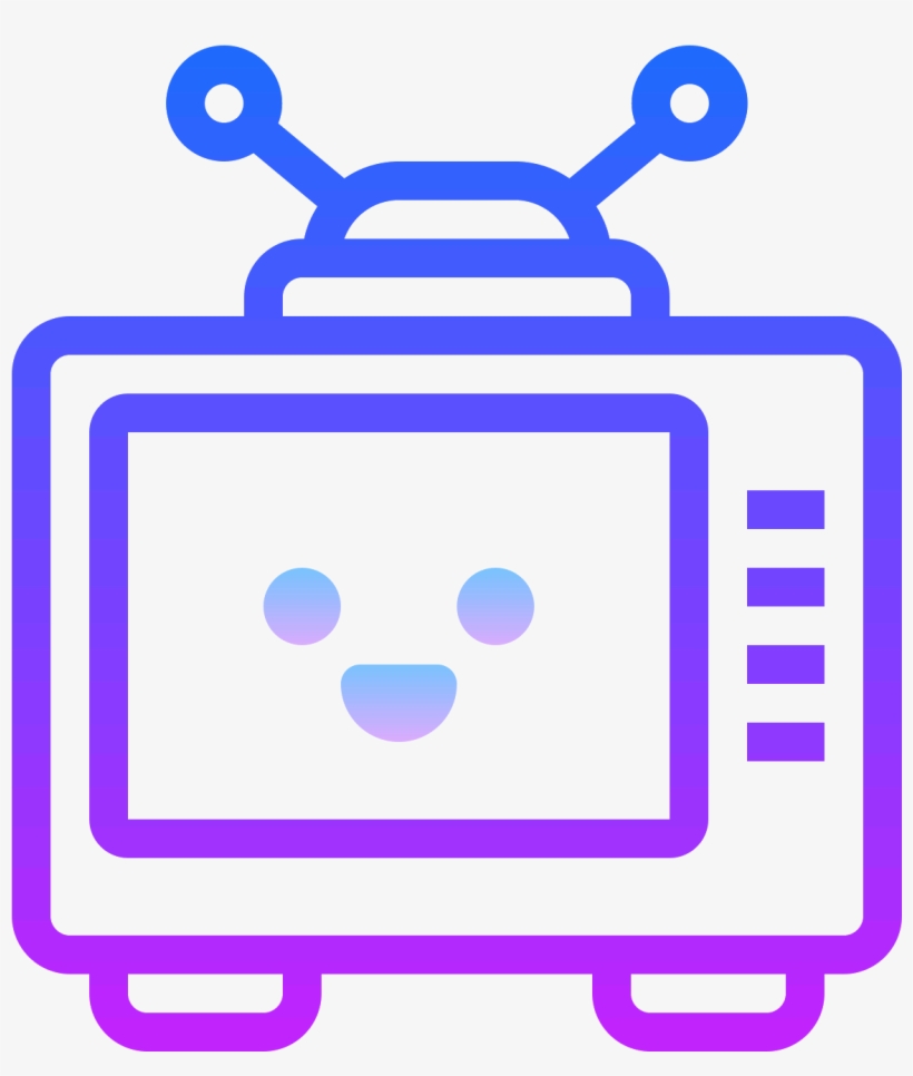 Retro Tv Icon - Icon, transparent png