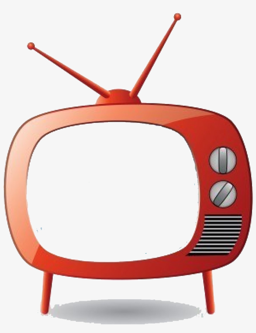 Free Download Red Tv Vector Clipart Television Clip - Televisão Retrô Png, transparent png